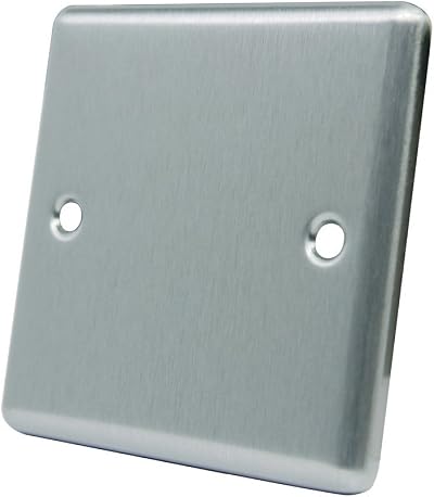 Alliance Electrical AET CSC1GBP Satin Chrome 1-Gang Blank Plate