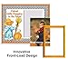 Cutest Pumpkin in The Patch | Pumpkin Frame Design | Photo Frame Keepsake and Tabletop Fall Seasonal Decor, Holds 3.5