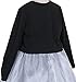 Big Girls Long Sleeve Flower Girl Cardigan Sweater Bolero (13KD3) White 8