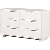 South Shore Cavalleri 6-Drawer Dresser, Pure White