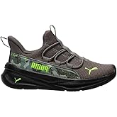 PUMA Kids Boys One4all 2.0 Cyclone Slip On Sneakers Shoes Casual - Grey