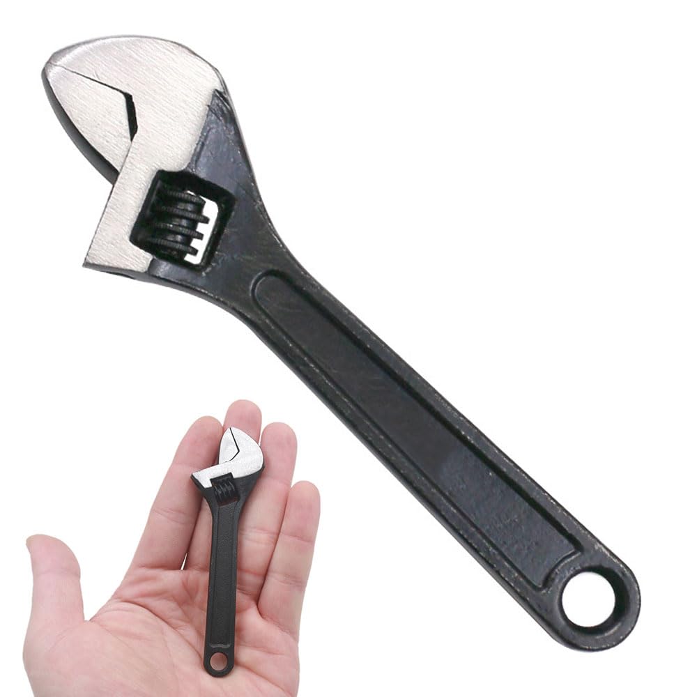 YAISUHCHNYE Mini Adjustable Spanner 4" Hand Wrench Tools Multifunction Adjustable Wrench Portable Adjustable Spanner for Industry and Auto Repair