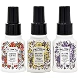 Poo Pourri Original Citrus, Lavender Vanilla, and Tropical Hibiscus 1.4 Ounce Set, Bottle Tag Included