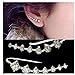 Pixel Jewelry 1985 - Fashion Womens Gold Silver Crystal Rhinestone Stud Earrings Ear Hook Jewelry L7