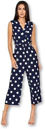 ax paris polka dot jumpsuit