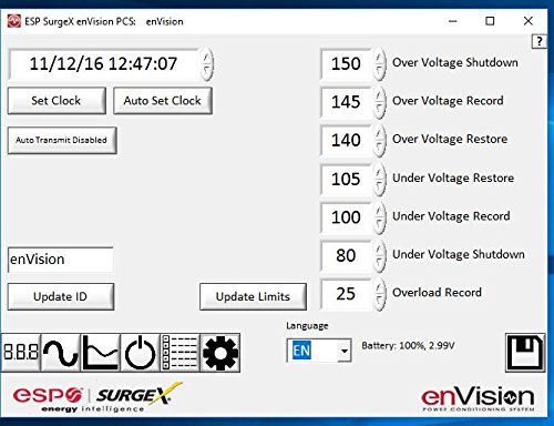ESP Envision Surge Protector/Noise Filter/Power Monitor (Model EV-12015) 120 Volt, 15 Amp