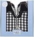 Robeez Liam Soft Sole Crib Shoe (Infant), Black/White, 0-6 Months M US