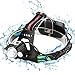 Zglon Brightest Tactical LED Headlamp, 3000 Lumen Headlamps Flashlight, Waterproof Zoomable Headlight with 7 Light Modes, 2 Rechargeable Batteries, USB Charging Cable and Bicycle Headlamp Holder