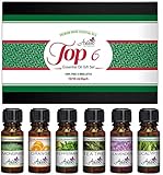 Top 6 Essential Oils Gift Set for Diffuser - #1 Voted Christmas Gifts for Mom, Wife, Women, Grandma, Her for Aromatherapy by Aviano Botanicalsm