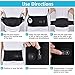 Lower Back Heating Pad/Heated Waist Belt, Back Massager with Heat, Heating&Massaging Back Belt Wrap, Lower Back Pain Relief, Fit for 29