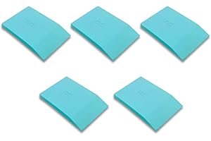 BOOLOOEN Mini Squeegee Rubber，Optimized for use with Mesh Backed Stencils and Transfers ， Mini Squeegee for Scorch Paste Wood Burning Paste, Paint, Screen (5)