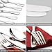 20-Piece Flatware Cutlery Set Stainless Steel Silverware Include Practical Knife Fork Spoon, Mirror Polished, Dishwasher Safe, Utensils Service for 4 Briout