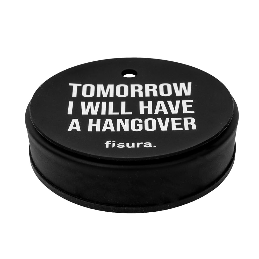 Fisura I will have a hangover drug cup lid.Original blue drink protector.Reusable drink cover.Anti-spill cup protection Made of silicone.