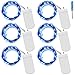 SENHAI Fairy String Lights with Screwdriver, Set of 6 LED Lights Copper Wire, 20 LED Bulbs for Bedroom House Party Wedding Concert Festival Halloween Christmas Tree Decoration - Blue