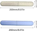 CCLKHY 2 Pcs Toothbrush Case Portable Travel Storage for Hiking & Camping view 2