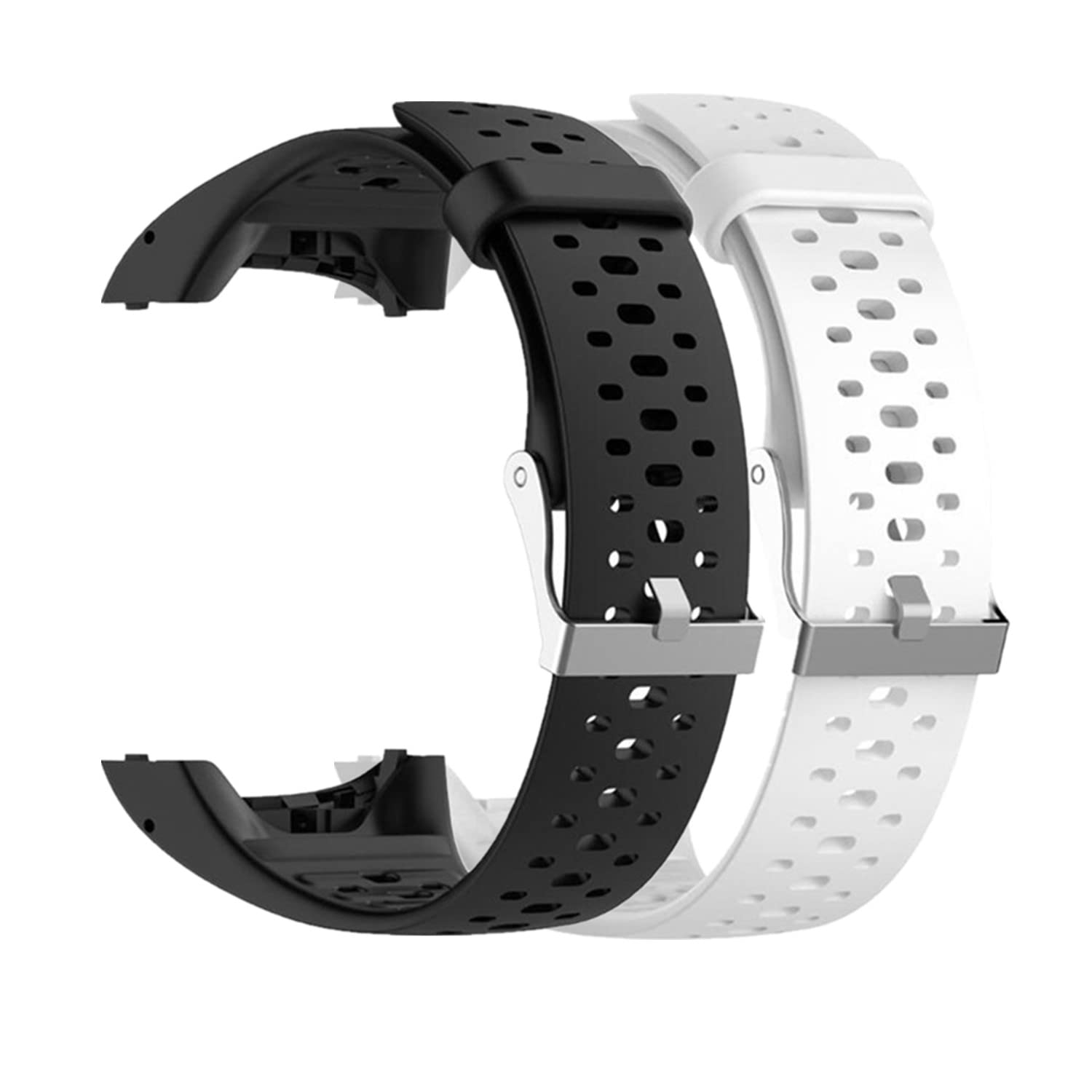 Huwokxix Watch Strap compatible with Polar M400 / M430,Adjustable Silicone Sports Strap Replacement Band for Polar M400 / M430 Smart Watch