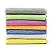 BONDRE DEARTOWN Microfiber Face Towels Washcloths (7-Pack 12x12) - Soft, Fast Drying Cleaning Cloth,Dish Cloth,Fit for Multi-Purpose Exfoliating (Colorful, 12x12 Inches)