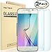 [2 Pack] Galaxy S6 Screen Protector, MaxTeck 0.26mm 9H Anti-Bubble Tempered Shatterproof Glass Screen Protector Film for Samsung Galaxy S6 [NOT Support Samsung S6 Edge]