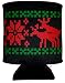 Black Humping Sex Reindeer Huggie Can Cover Party Ugly Sweater Christmas Beer