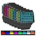 Wired Gaming Keyboard, EEEKit One Handed RGB LED Backlit Mini Game Keyboard for Windows XP/Windows Vista/Windows 7/Windows 8/Windows10, USB Wired Game 35 Key Accessorythumb 2