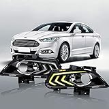 MotorFansClub Daytime Running Fog Lights Lamp LED