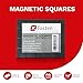 XFasten Magnetic Squares 3/4-Inch x 3/4-Inch (Set of 100) Adhesive Magnets for Magnetic Business Cards, Flash Cards, Name Tags and Fridge Organization
