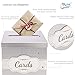Merry Expressions Silver Card Box for Wedding Reception, Birthday, Graduation, Sweet 16, Bridal & Baby Shower Party - Large 10