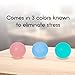 In Sync Fidgets Stress Ball - Squishy and Bouncy Tear Resistant Squeeze Fidget Toy - 3 Pack with Carrying Pouch - Durable - Helps Kids Adults with ADHD, Autism Anxiety Boredom - Fun to Play With
