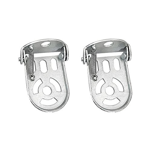 Tong Yue Bike Folding Foot Peg MTB Mountain Bicycle Pedal Cycling Metal Footrest,1 Pair - Thumbnail 3