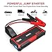 GOOLOO 1500A Peak SuperSafe Car Jump Starter Quick Charge 3.0 Auto Battery Booster Power Pack, Power Delivery 15W USB Type-C In and Out Portable Phone Charger, Built-in LED Light and Smart Protect