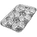 PARTY BARGAINS 6-Cup Aluminum Muffin Pans - 20 Pack, Standard Size Cupcake Pans, Disposable Muffin Tin for Baking (Max 240°C)
