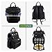 INNO STAGE Fish Mouth Picnic Backpack for 4, Insulated Cooler Bag with Wide Open Large Capacity, Free Waterproof Beach Blanket, 9