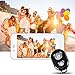 Kizaen Wireless Bluetooth Camera Shutter Remote Control for Smartphones - Create Amazing Photos and Selfies - Compatible with All iOS and Android Devices with Bluetooth/Including Wrist Strap