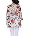 Nicetage Women Floral Loose Chiffon Blouse Caftan Poncho Tunic Tops 4289