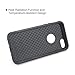 iPhone 7 Case Moonmini Shockproof Slim Fit 2 in 1 Soft TPU Bumper Hard PC Case Brushed Texture Back Case Cover Protector Shell for iPhone 7 , Black
