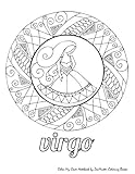 Color My Cover Notebook (Virgo): Therapeutic notebook for writing, journaling, and note-taking with by ZenMaster Coloring Books