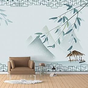 Wall Murals for Bedroom Beautiful Chinese Traditional Cultural Removable Wallpaper Peel and Stick Wall Stickers - 66x96 inches