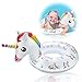 Kids Pool Inflatable Swimming Ring - Unicorn Flamingo Pool Float Swimming Ring for Kids 4-7 Years Boy Girls Diameter 10 inch (Unicorn)