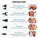 Massage Gun, Deep Tissue Percussion Muscle Massager for Pain Relief, Portable Handheld Electric Body Massager with Super Quiet Brushless Motor, 6 Massage Heads and 6 Speed High-Intensity Vibration