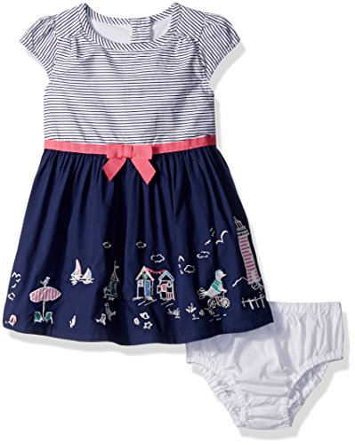 Gymboree baby toddler girls  scenic border print dress,…