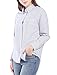 Seeksmile Women's Cotton Long Sleeve Button Down Shirt (X-Large, Black Strip)