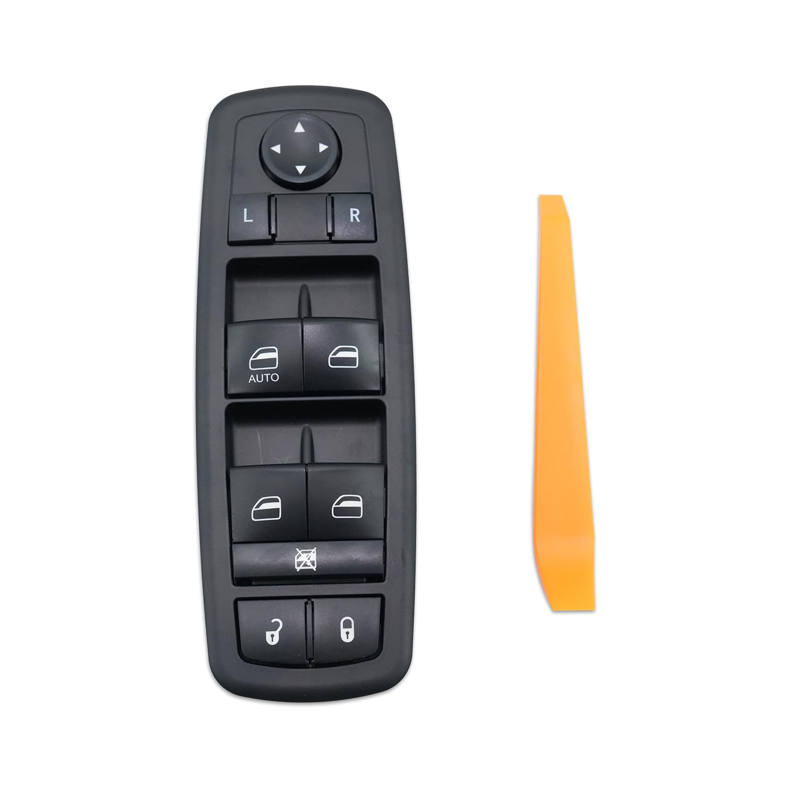 Photo 1 of REVOTUNE Power Window Switch Compatible with 2011-2016 Dodge Journey 2.4L L4 and 3.6L V6, Driver Side 8 + 13 Pins - Replaces OE Numbers 68084001AD, 68084001AC, 68084001AB