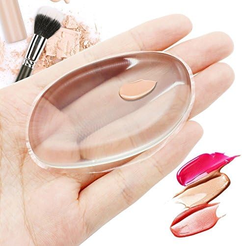 Silicone Makeup Sponge, Premium 2-Pack Beauty Blender Foundation Sponge In A Carrying Case- Easy To Wash Sponge Applicator For Flawless Application Of Liquid Foundation, Primer, Concealer