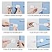 Adoric Baby Safety Locks, Child Proof Cabinets, Drawers, Appliances, Toilet Seat, Fridge and Oven , Tools or Drilling, Uses Adhesive with Adjustable Strap and Latch System 6 Pack (White)