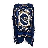 NFL Los Angeles Rams Womens NFL Caftan, Blue, One Size Fits Most