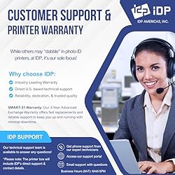 IDP SMART-31S ID Card Simplex Printer Kit with PC