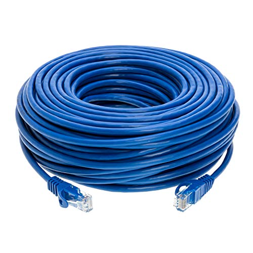 Cables Direct Online Snagless Cat5E Ethernet Network Patch Cable Blue 75 Feet Wire