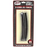 N Code 55 Nickel Silver 13.75" Radius Full Section Track (6) Atlas Trains