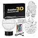 3D Star Wars Lamp - Star Wars Gifts - Star Wars Light - Optical Illusion Led Light - Star Wars Lamp& Perfect Gifts for Kids and Star Wars Fans (3 Packs)
