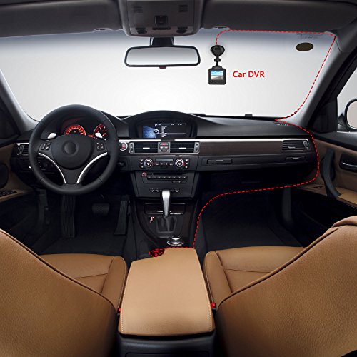 Car Dash Cam with WiFi, Conbrov DC80 1.5" HD 1080P Car Dashboard Camera Recorder with GPS, G-sensor, Motion Detection, Parking Monitoring and WDR, SD Card Not Included